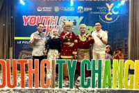 Dua pemuda berprestasi perwakilan Pemko Padang, Thayyibal Syafiq dan Tiara Rahayu saat menghadiri ajang bergengsi Youth City Changers (YCC) 2026 di Medan. (Foto: Pemko Padang)