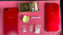 Polres Limapuluh Kota mengamankan sejumlah barang bukti dari pelaku. (Foto: Polda Sumbar)