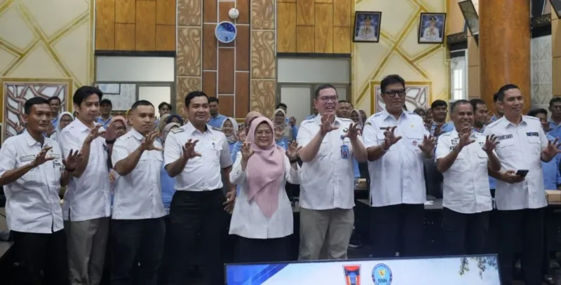 Pembukaan Bimtek Agen Pemulihan P4GN di Aula Abu Bakar Ja'ar, Balai Kota Padang, Rabu (26/8/2026). 