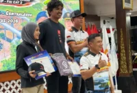 Bripka Randi Irwahyudi juara 1 Paralayang Nasional IPXC Panglima Cup Seri 2 di Wonogiri, Jawa Tengah. (Foto: Polda Sumbar)