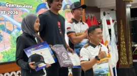 Bripka Randi Irwahyudi juara 1 Paralayang Nasional IPXC Panglima Cup Seri 2 di Wonogiri, Jawa Tengah. (Foto: Polda Sumbar)