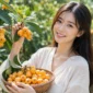 Ilustrasi buah loquat. (Foto: AI Generate)