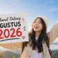 Hari libur nasional Agustus 2026. (Foto: AI Generate)
