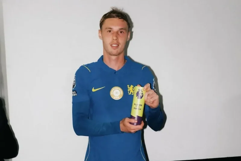 Cole Palmer terpilih sebagai Pemain Terbaik Pekan 1 Premier League setelah membantu Chelsea menang 3-2 atas Fulham. (Foto: IG @chelseafc)