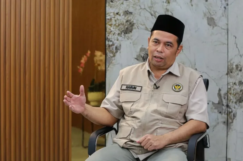Direktur Jenderal Pengendalian Penyelenggaraan Haji dan Umrah, Harun Al Rasyid. (Foto: Kemenhaj)