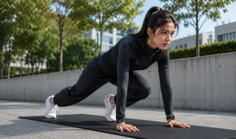 Ilustrasi Freeletics. (Foto: AI Generate)