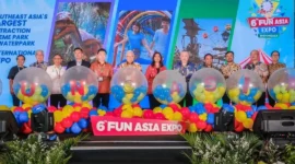 Wakil Menteri Pariwisata, Ni Luh Puspa membuka Pameran “Fun Asia Expo 2026” di JIEXPO, Kemayoran, Jakarta, Rabu (5/8). (Foto: Kemenpar)