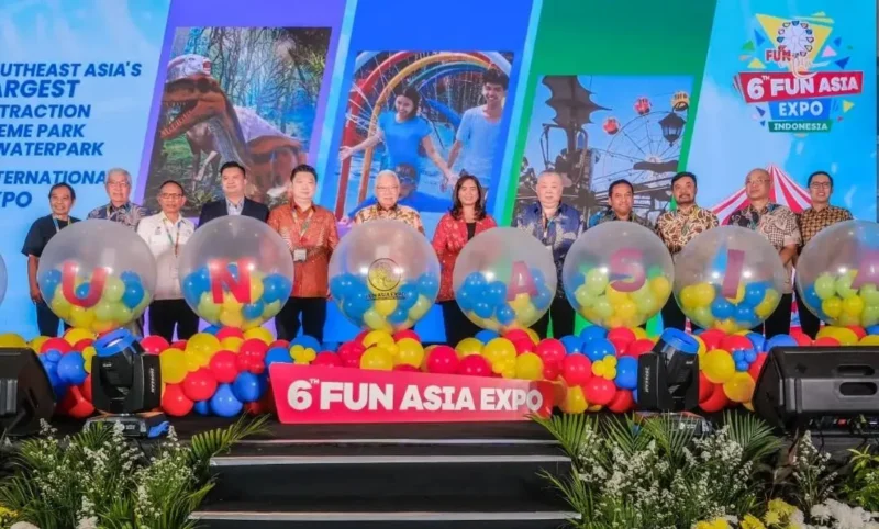 Wakil Menteri Pariwisata, Ni Luh Puspa membuka Pameran “Fun Asia Expo 2026” di JIEXPO, Kemayoran, Jakarta, Rabu (5/8). (Foto: Kemenpar)