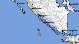 Gempa M4,8 mengguncang Bengkulu Utara, Selasa dini hari. (Foto: BMKG)