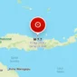 Gempa bumi berkekuatan magnitudo 7,0 mengguncang NTT pada Sabtu (15/8/2026) pagi. (Foto: BMKG) 