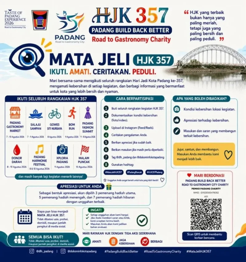 Gerakan Mata Jeli HJK 357. (Foto: Pemko Padang)