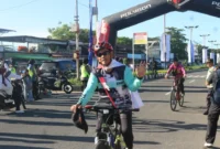 Peserta dari luar Sumbar ikut meramaikan Gowes Siti Nurbaya. (Foto: Pemko Padang)