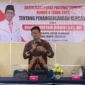 Anggota DPRD Sumbar H. Gustami Hidayat saat Sosialisasi Perda Provinsi Sumbar Nomor 4 Tahun 2023 tentang Penanggulangan Bencana di Universitas Adzkia Padang, Sabtu (8/8/2026). (Foto: Ist)