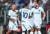 Hakan Calhanoglu membawa Inter Milan menang 1-0 atas Cagliari di Sardegna Arena, Senin (31/8/2026) dini hari WIB. (Foto: IG @inter)