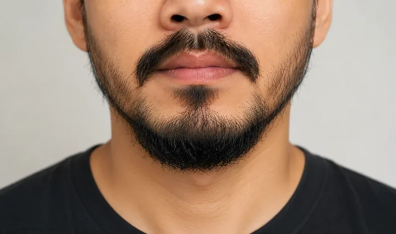 Ilustrasi kumis dan jenggot. (Foto: AI Generate)
