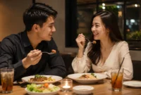 Ilustrasi pasangan romantis. (Foto: AI Generate)