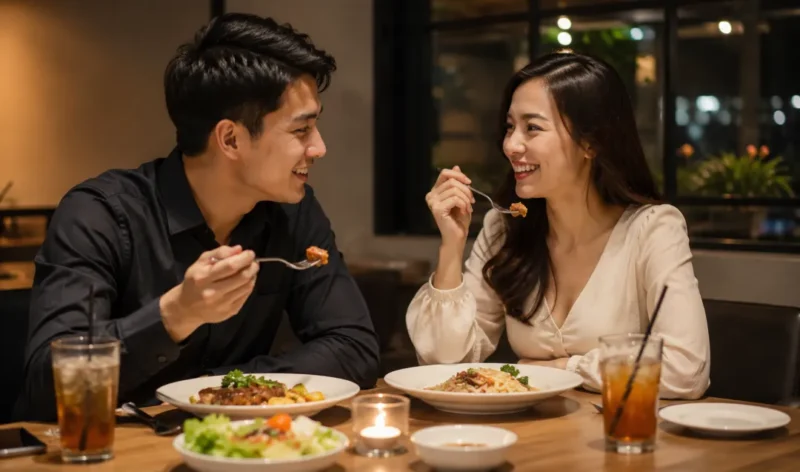 Ilustrasi pasangan romantis. (Foto: AI Generate)
