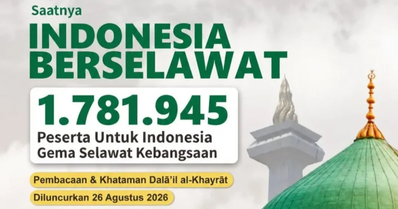 Gema Selawat Kebangsaan. (Foto: Kemenag)