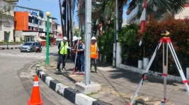 Jalan Pemuda Kota Padang akan ditata menjadi jalur dua arah. (Foto: Pemko Padang)