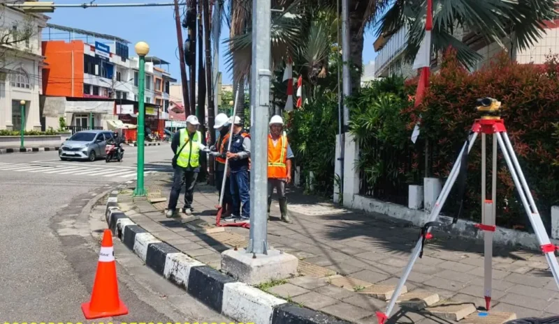Jalan Pemuda Kota Padang akan ditata menjadi jalur dua arah. (Foto: Pemko Padang)