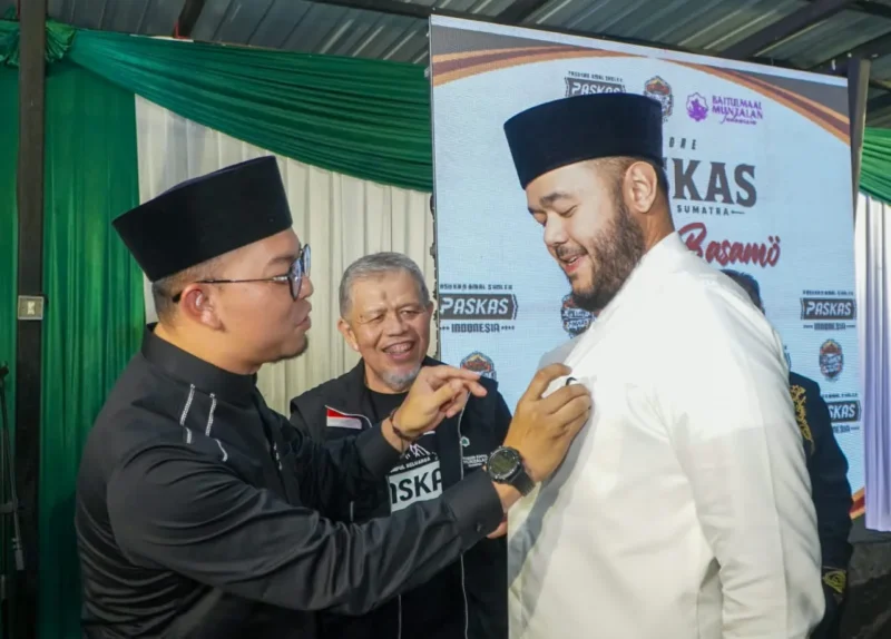 Wali Kota Padang Fadly Amran membuka Paskas se-Sumatera di Sungrilla Outbound Camp, Jumat malam (21/8/2026). (Foto: Pemko Padang)