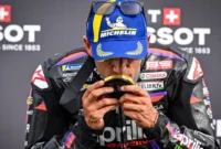 Jorge Martin menang Tissot Sprint MotoGP Inggris 2026 di Silverstone. (Foto: MotoGP.com)