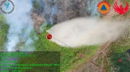 Lima pesawat TNI AU dikirim ke Kalimantan untuk memperkuat 30 armada dalam penanganan karhutla di sejumlah wilayah. (Foto: BPMI Setpres)