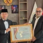 Kemenhaj meraih penghargaan JARI atas indeks kepuasan layanan haji tertinggi sepanjang sejarah. (Foto: Kemenhaj)