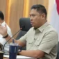 Kepala BGN Sudaryono dalam Rapat Koordinasi Khusus bersama Mendagri dan kepala daerah se-Indonesia, Kamis (13/8). (Foto: Biro Hukum dan Humas BGN)