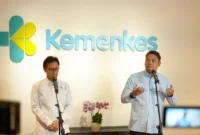 Kepala BGN, Sudaryono bersama Menkes RI, Budi Gunadi Sadikin di Kantor Kemenkes, Rabu (5/8). (Foto: Biro Hukum dan Humas BGN)
