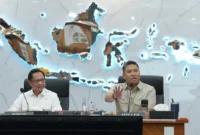 Kepala BGN Sudaryono dalam Rapat Koordinasi Khusus Kemendagri, BGN, dan pemerintah daerah di Jakarta, Kamis (13/8). (Foto: Biro Hukum dan Humas BGN)