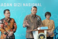 Kepala BGN Sudaryono saat konferensi pers. (Foto: Biro Hukum dan Humas BGN)