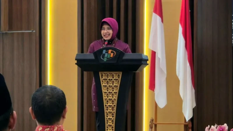 Kepala BPS Amalia Adininggar Widyasanti. (Foto: Kemenhaj)