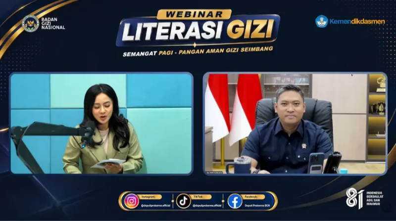 Kepala BGN Sudaryono saat Kick-off Literasi Gizi dan Keamanan Pangan bagi Guru dalam mendukung Program MBG. (Foto: Biro Hukum dan Humas BGN)