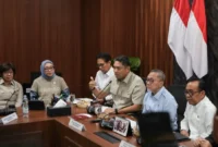 Kepala Badan Gizi Nasional, Sudaryono mengikuti Rakortas di Kantor Kementerian Koordinator Bidang Pangan, Kamis (6/8). (Foto: Biro Hukum dan Humas BGN)