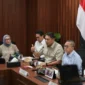 Kepala Badan Gizi Nasional, Sudaryono mengikuti Rakortas di Kantor Kementerian Koordinator Bidang Pangan, Kamis (6/8). (Foto: Biro Hukum dan Humas BGN)