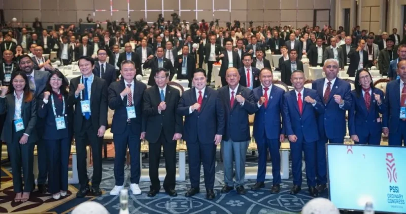 Kongres Biasa PSSI 2026 di Hotel Fairmont, Jakarta, telah resmi ditutup. (Foto: PSSI)