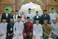 Gubernur Sumbar Mahyeldi saat membuka lomba di Masjid Istighfar, Parak Gadang, Ganting, Padang, Sabtu (22/8/2026). (Foto: ADPSB)