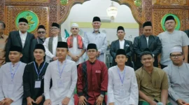 Gubernur Sumbar Mahyeldi saat membuka lomba di Masjid Istighfar, Parak Gadang, Ganting, Padang, Sabtu (22/8/2026). (Foto: ADPSB)