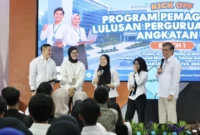 Kemnaker resmi memulai Program MagangHub Lulusan Perguruan Tinggi Angkatan II Batch 1 Tahun 2026. (Foto: Biro Humas Kemnaker)