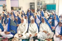 Majelis Taklim se-Kecamatan Lubuk Begalung menggelar Khatam Al-Quran di Masjid Al-Muttaqin, Kelurahan Pagambiran Ampalu Nan XX, Sabtu (22/8/2026). (Foto: Pemko Padang)
