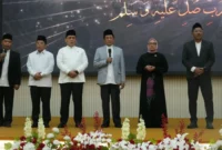 Menag Nasaruddin Umar meluncurkan Gema Selawat Kebangsaan 1448 H di Jakarta, Rabu (26/8/2026). (Foto: Jaya Perdhana/Kemenag)