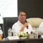 Menteri Pertanian Andi Amran Sulaiman dalam Rapat Koordinasi Perunggasan di Surabaya, Jawa Timur, Selasa (11/8/2026). (Foto: Ditjen PKH Kementan)