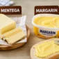 Ilustrasi mentega dan margarin. (Foto: AI Generate)