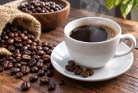 Ilustrasi minuman kopi. (Foto: AI Generated)