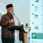 Menhaj Mochammad Irfan Yusuf saat menghadiri Mukernas III SAPUHI di Malang, Jawa Timur, Selasa (11/8/2026). (Foto: Kemenhaj)