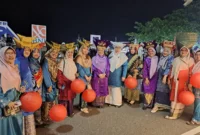 Kecamatan Padang Utara turut memeriahkan Festival Telong-Telong dalam rangka HJK
Padang ke-357 di kawasan Pantai Cimpago, Kamis (6/8/2026) malam. (Foto: Pemko Padang)