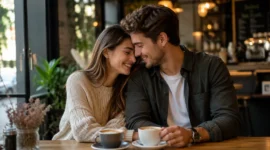 Ilustrasi pasangan romantis. (Foto: AI Generate)
