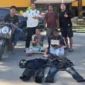 Tim Klewang Satreskrim Polresta Padang mengamankan dua terduga pelaku curanmor. (Foto: Polda Sumbar)