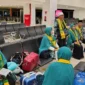 Kemenhaj membuka pos layanan di Terminal 2F Bandara Internasional Soekarno-Hatta, Tangerang, Banten. (Foto: Kemenhaj)